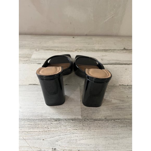 Rouge Helium women’s black open toe heels size 8 - Picture 3 of 6